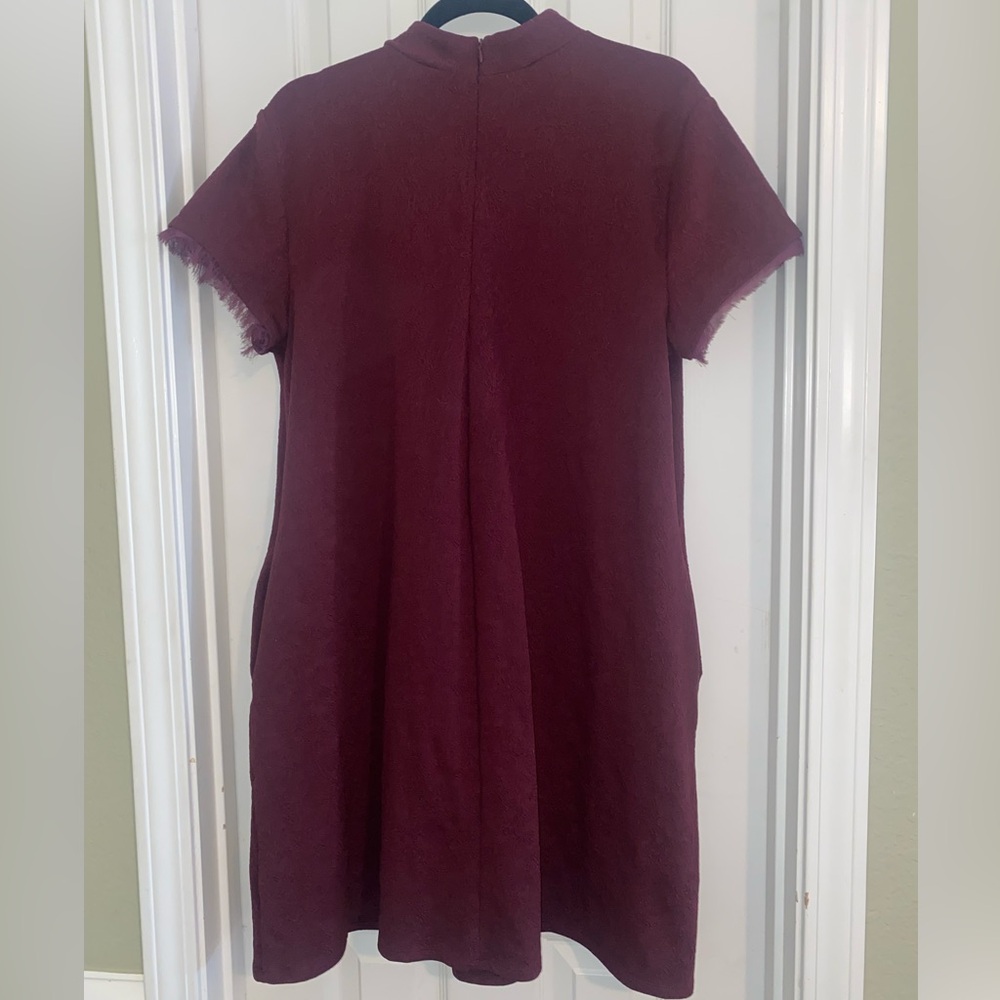 Simply Vera Vera Wang Deep Red Dress - Picture 3 of 6